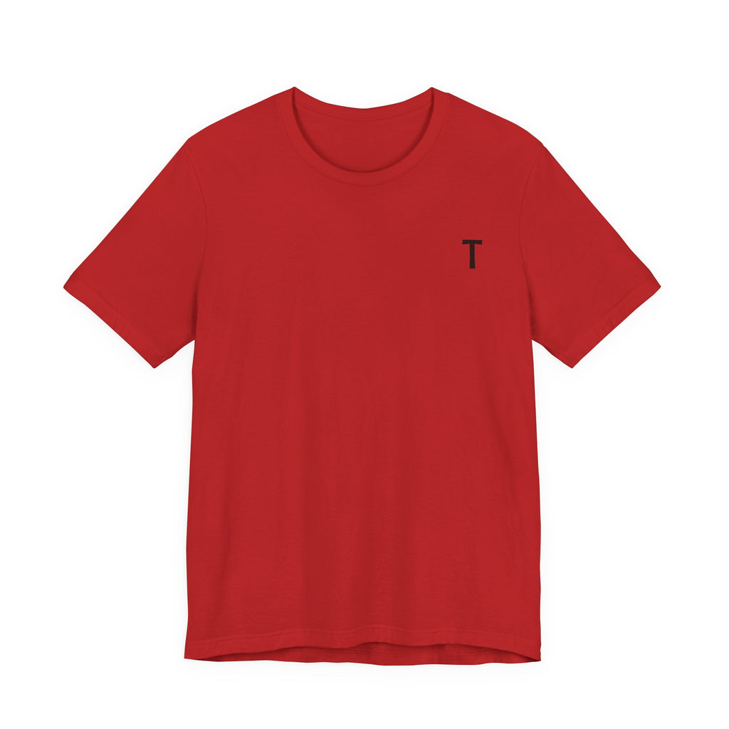 Minimalist 'T' Pocket Tee — Casual Everyday Short Sleeve Shirt