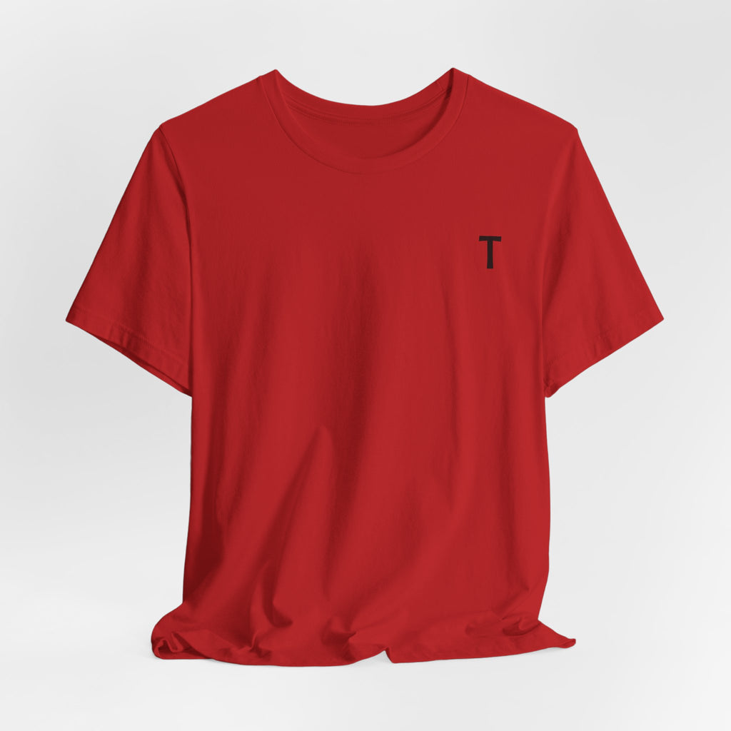 Minimalist 'T' Pocket Tee — Casual Everyday Short Sleeve Shirt
