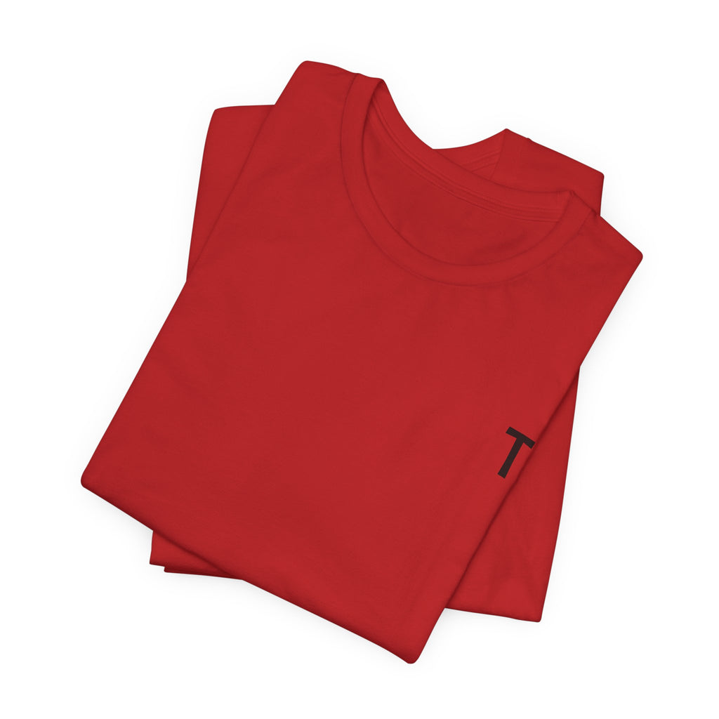 Minimalist 'T' Pocket Tee — Casual Everyday Short Sleeve Shirt
