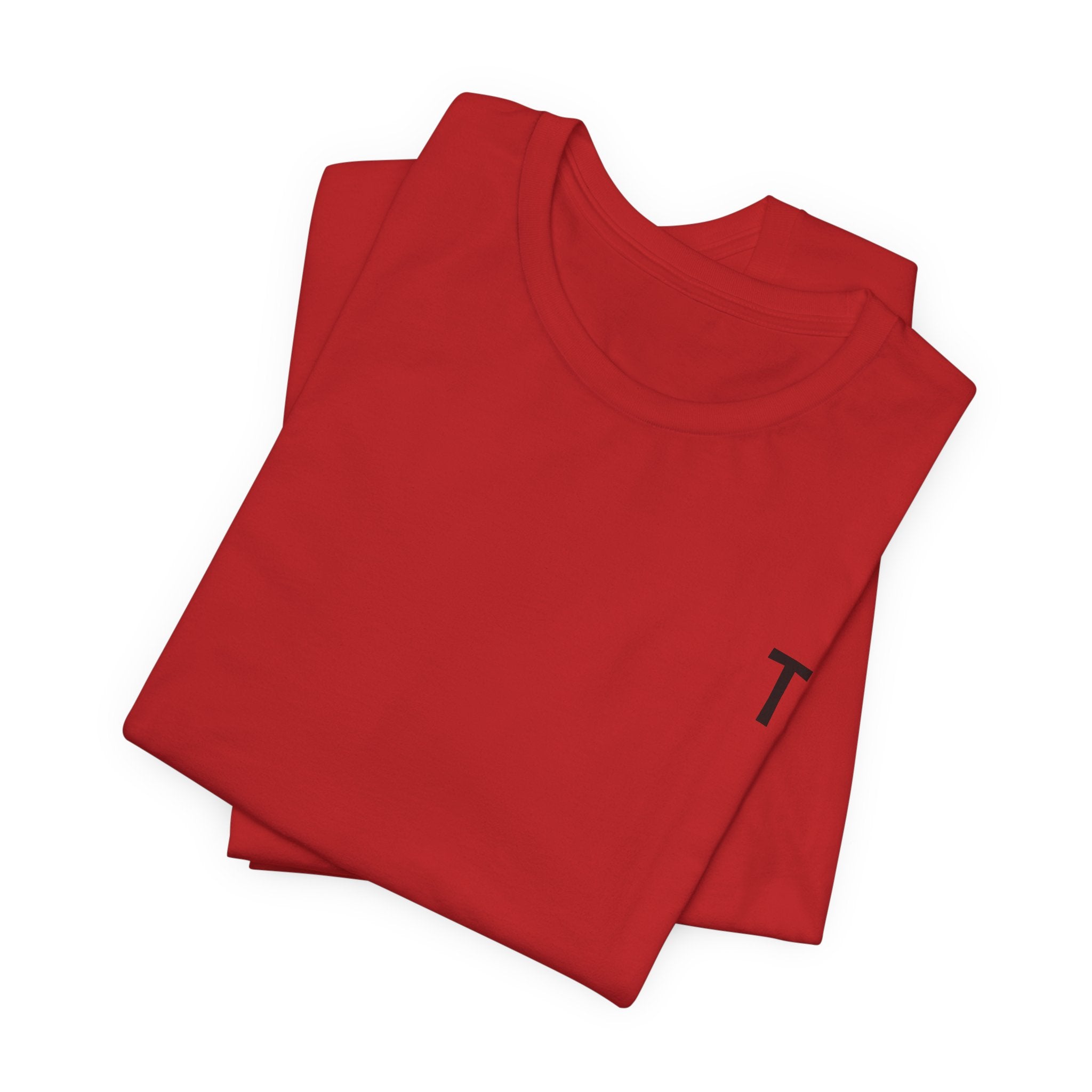 Minimalist 'T' Pocket Tee — Casual Everyday Short Sleeve Shirt