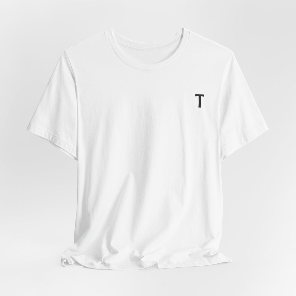 Minimalist 'T' Pocket Tee — Simple Monogram T-Shirt