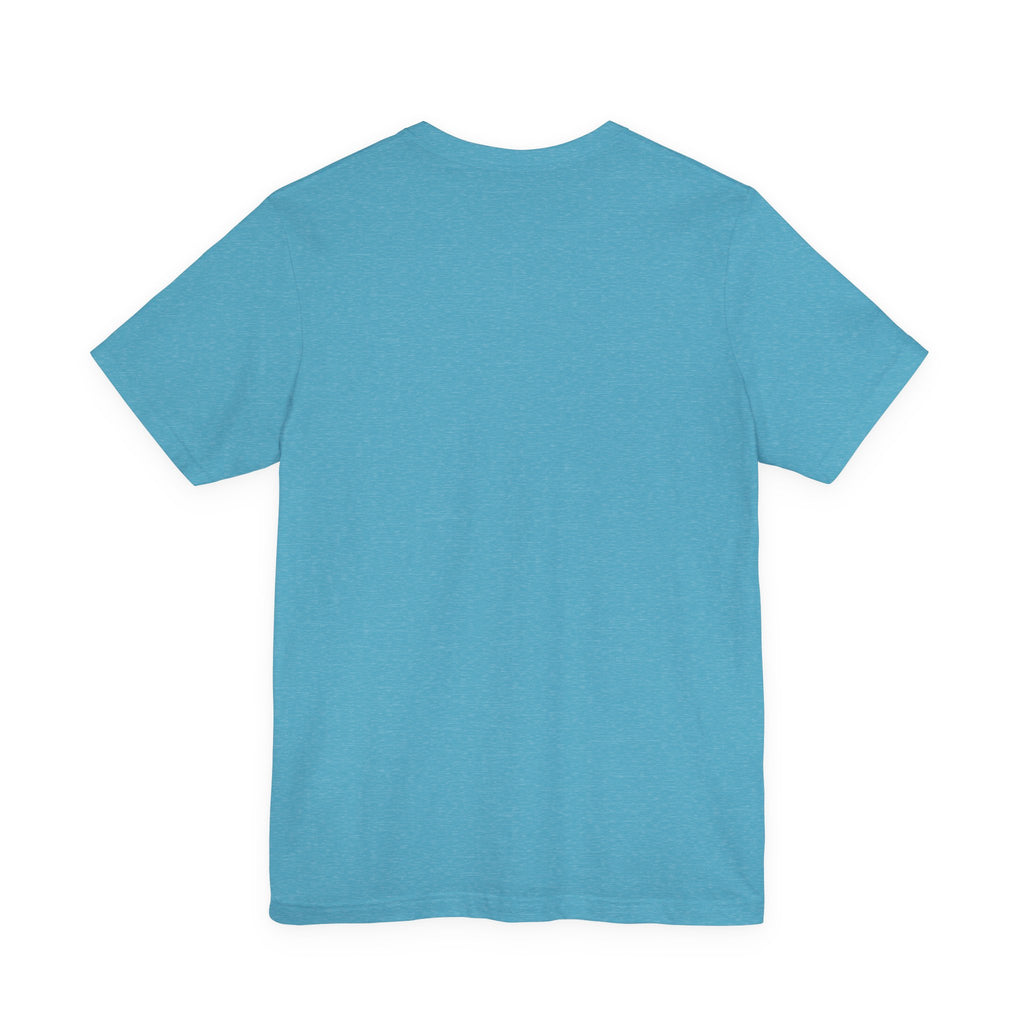 Minimal 'T' Logo Tee — Blue Short Sleeve T-Shirt