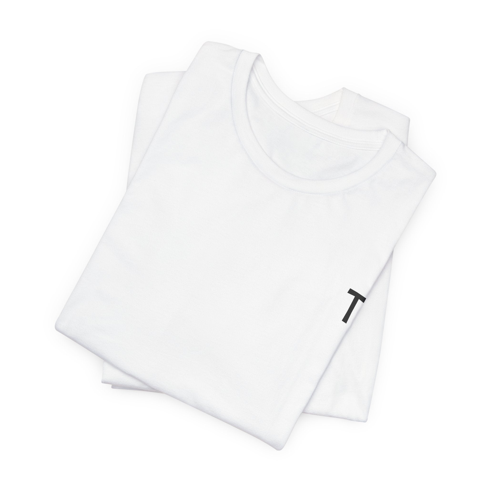 Minimalist 'T' Pocket Tee — Simple Monogram T-Shirt