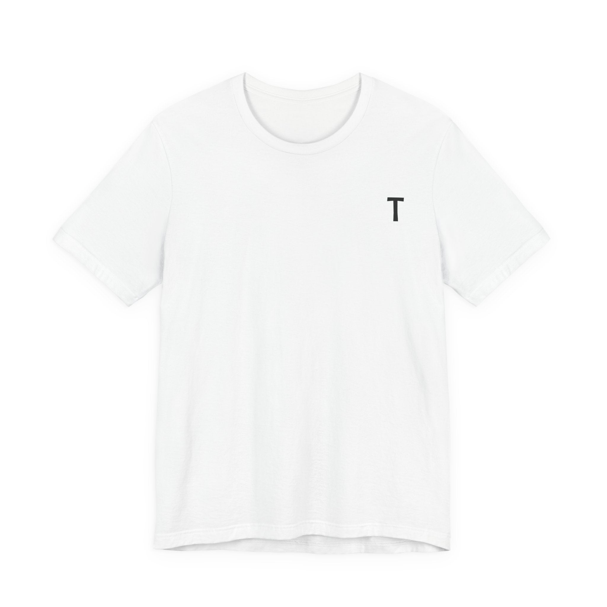 Minimalist 'T' Pocket Tee — Simple Monogram T-Shirt